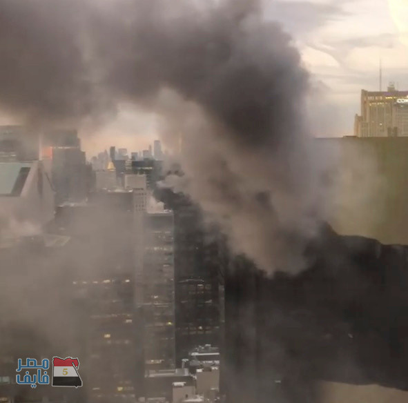 بالفيديو والصور| نشوب حريق في برج ترامب في مانهاتن وإصابة شخصين