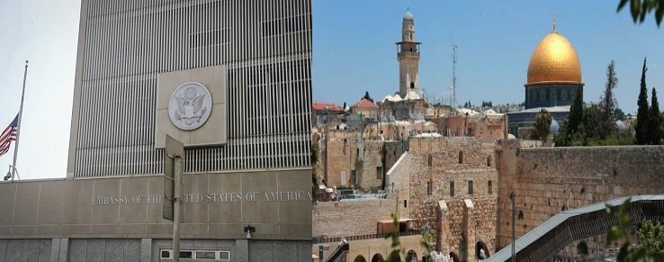 نقل السفارة الأمريكية قريبا من تل أبيب إلى القدس