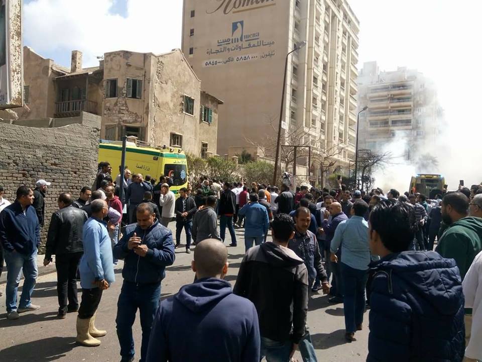 شاهد بالفيديو اللقطات الأولي للتفجير.. ننشر أول بين لوزارة الداخلية حول تفاصيل انفجار الإسكندرية