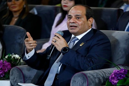 الرئيس «السيسي» يزف 8 بشائر للمصريين خلال افتتاح الوطنية للأسمنت