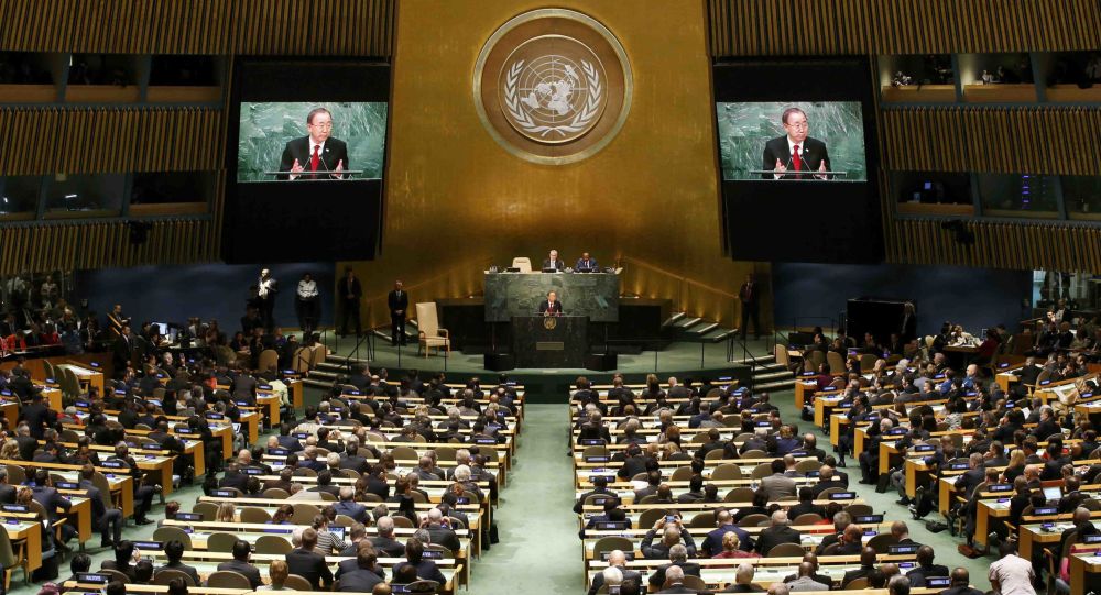 توافد قادة دول العالم ومنهم الرئيس السيسي علي مقر الأمم المتحدة المشتركة في أعمال الجمعية العامة
