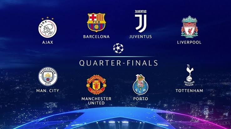 مواعيد مباريات الربع النهائي والقنوات الناقلة لدوري أبطال أوروبا 2019