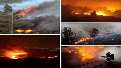 بالفيديو والصور “نتنياهو يستغيث بدول العالم والحرائق تشتد”.. النيران تلتهم إسرائيل والخسائر فادحة