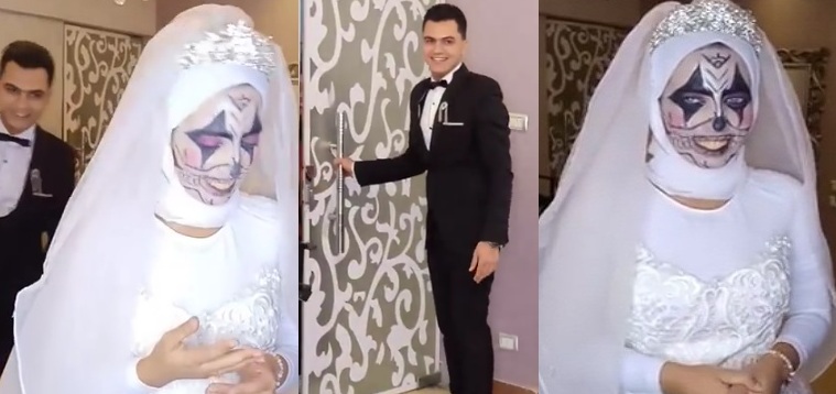 بالفيديو والصور “العروسة الهلاك” ولحظة هروب العريس من عروسته ليلة الزفاف بعد رؤيته لوجهها للمرة الأولى