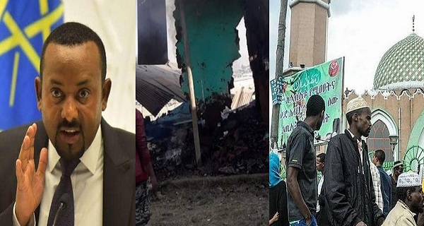 صور “حرقوا الجوامع” حرق 4 مساجد في أثيوبيا في أكبر هجوم متطرف من نوعه وأول تعليق من أبي أحمد رئيس وزراء أثيوبيا