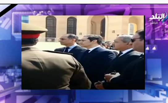 بالفيديو| أول ظهور لعلاء وجمال مبارك في جنازة مبارك