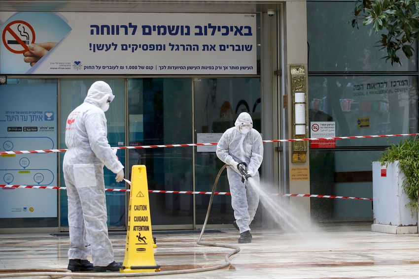 ارتفاع المصابين بفيروس كورونا إلي 945 حالة في إسرائيل