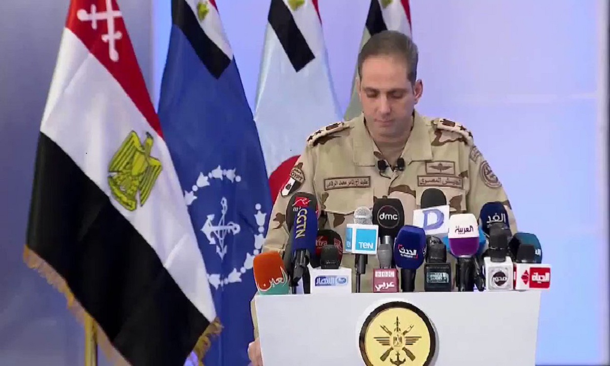 بالصور| بيان من المتحدث العسكري بتفاصيل عملية عسكرية جديدة في سيناء بعد ساعات من حادث بئر العبد الإرهابي