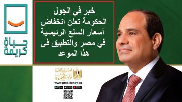 خبر في الجول: الحكومة تعلن انخفاض أسعار السلع الرئيسية في مصر والتطبيق في هذا الموعد