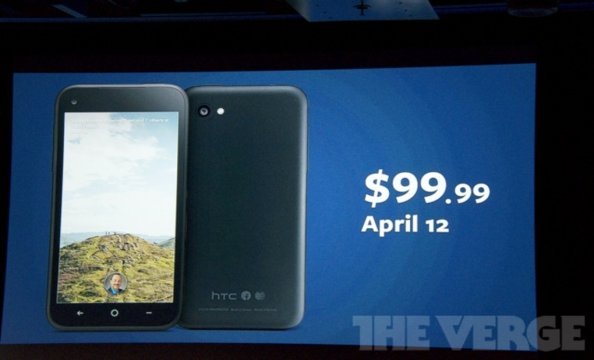 صور وسعر هاتف HTC First من فيسبوك و HTC